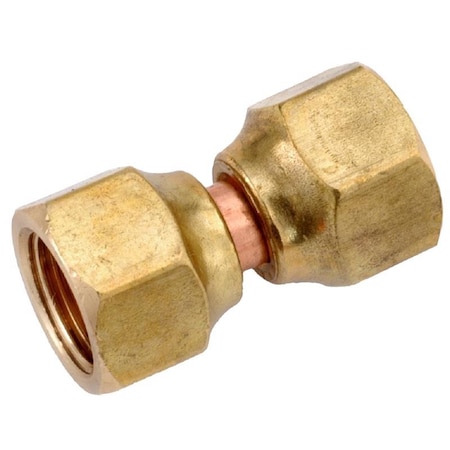 Anderson Metals Anderson Metals 1/4 in. Female Flare in. X 1/4 in. D Female Flare Brass Swivel Flare Connector 754070-04AH